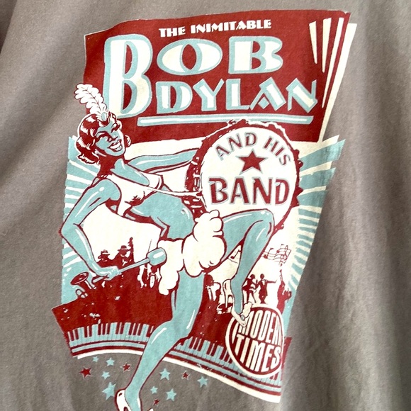 🔥EC🔥F/B Bob Dylan And His Band Modern Times Album 100% Cotton Tee - Picture 2 of 5
